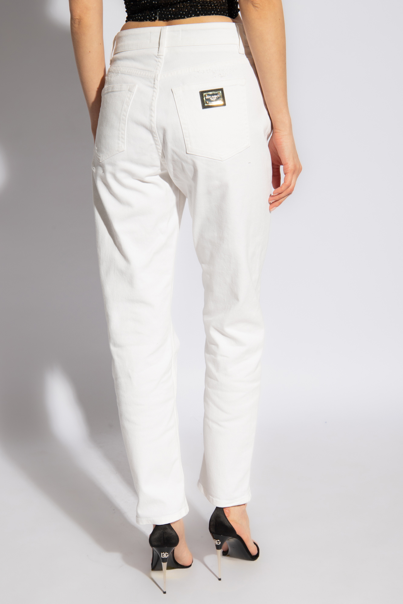 Dolce & Gabbana WHITE JEANS WITH A `VINTAGE` EFFECT ジーンズ White Jeans with a `vintage` effect Dolce & Gabbana - Vitkac